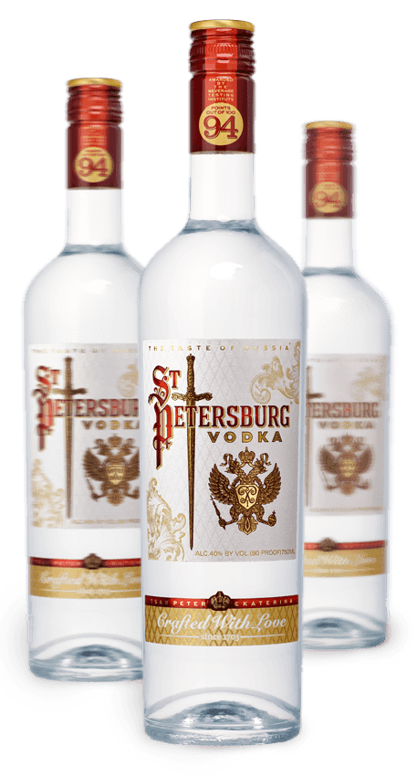 St. Petersburg Vodka Bottles